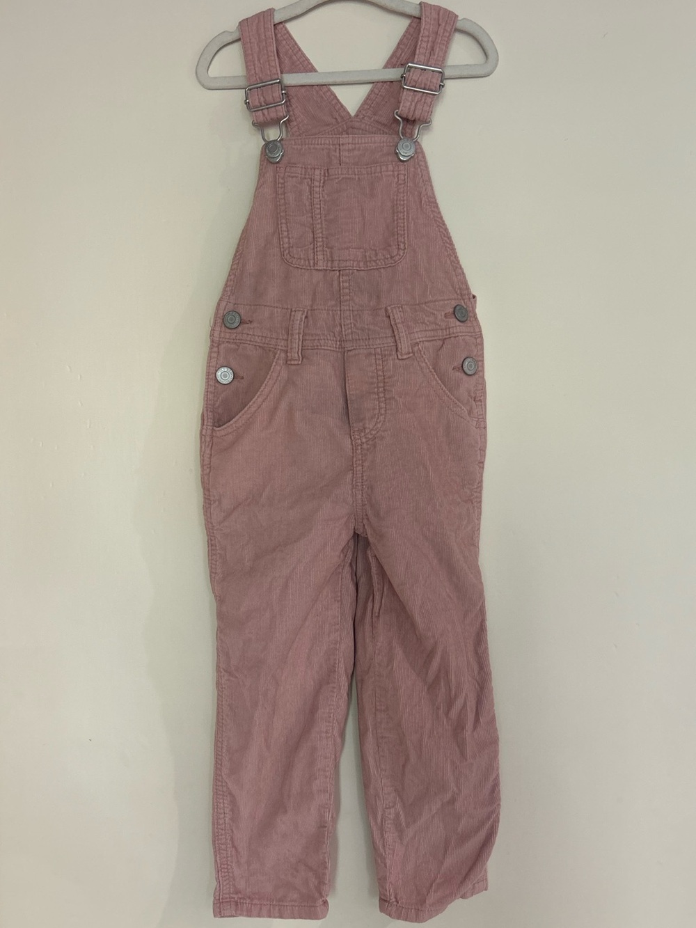 Old Navy Kid Dusty Rose Corduroy Overalls